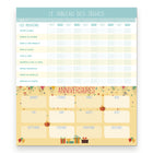 Blueline - Calendrier Magnétique  Mensuel Maxi Fridgeplanner 17 Mois  D’Août 2026 À Décembre 2027 – 14 po H x 13 1/2 po l - Français-Pages supplémentaires pour les anniversaires