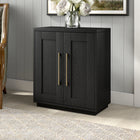 Hudson&Canal - Meuble d'appoint Tillman 28 po de largeur - Grain noir-Dimensions du produit : 14" L x 28" l x 32" H