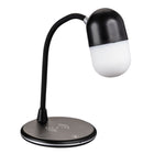 Pep Rally - Lampe de bureau - Noir-Tapis de chargement sans fil intégré (maximum 15 W)