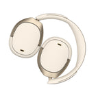 Edifier - WH950 Casque supra-auriculaire sans fil à réduction du bruit avec jumelage rapide Google - Blanc-Coussinets d'oreille en cuir protéiné souple de haute qualité et mousse à mémoire de forme