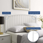 Modway - Nova Métal Tête de lit Queen - Blanc-Style de ferme moderne
