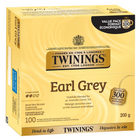 Twinings - Sachets de thé noir Earl Grey - paquet de 100-Thé noir frais et aromatique aux notes vives d’agrumes et à la finale onctueuse