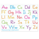 Ashley Productions - ASH97007 Intelligents Poly PosterMat Pals Économiseurs d'Espace - 13" x 9-1/2" - Manuscrit Traditionnel - Ensemble de 10-Utilisez avec des marqueurs effaçables à sec ou à base d'eau et des crayons lavables. Surface inscriptible/effaçable.