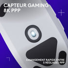 Logitech - Souris de jeu RVB programmable  G203 Prodigy - blanche-Personnalisez l’éclairage RVB de la souris gaming G203 via Logitech G HUB avec des couleurs, des préréglages ou vos propres créations. synchronisez-la avec d’autres équipements LIGHTSYNC, faites-la réagir aux changements de couleur de l’écran ou clignoter au rythme de la musique pour une expérience immersive