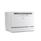 BLACK+DECKER - Lave-vaisselle de comptoir - 6 programmes de lavage - capacité de 6 couverts - blanc-Cuvette en acier inoxydable durable