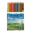 Lyra Graduate - Ensemble de 24 crayons de couleur - Couleurs assorties-Forme hexagonale pour une prise facile
