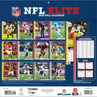 Turner Licensing - 2026 Élite De La Nfl Calendrier mural Mensuel - 30,5 cm l x 30,5 cm H - Anglais-Page bonus avec les mois de septembre à décembre 2025
