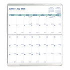 Blueline - 2025-2026 Agenda de poche mensuel - 6-1/2 po x 3-1/2 po - Collection Animal - Bilingue-Un mois par page double avec un bloc par jour