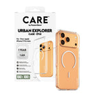 PanzerGlass - CARE Clear Urban Explorer MagSafe iPhone 17 Pro Max - Anneau blanc-Garantie limitée d'un an du fabricant