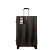 TRAVLR - Valise d'enregistrement légère à coque rigide, 24 po - Gris-Fabriqué en mélange PP/PC léger