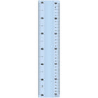 Maped - regle incassable avec double graduation - 12"/30 cm - Bleu-Plastique - Bleu