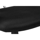 Monarch Specialties - 7260 Chaise De Bureau Multi-Position- Meche Noir -Hauteur du siège: 16,75 po à 21,25 po H; dimensions du siège: 18 po L x 17 po P; capacité de poids: 280 lb