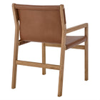 Modway - Sonora Cuir Chaise à manger - Chestnut Tan-7