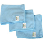 Globe Commercial Products - Lingettes en microfibres - Bleu - Paquet de 10-16 x 16 po