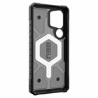 UAG - Pathfinder Clear Rugged Case avec aimant pour Samsung Galaxy S25 Ultra - Ash-Compatible avec la plupart des chargeurs magnétiques tiers, y compris MagSafe