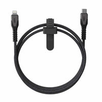 UAG - Câble Charge/Sync Robuste Kevlar USB-C Lightning 5p, Noir-Certifié IMF