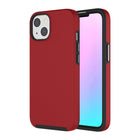 AXS - PROTech coque anti-choc avec bordures surelevees et une durabilite militaire pour Apple iPhone 13, Rouge-Resistant aux chocs