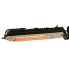 EnerG+ - 1500-Watt Umbrella Mount Infrared Electric Patio Heater-Sa chaleur est à peine affectée par le vent et son fonctionnement est complètement silencieux.