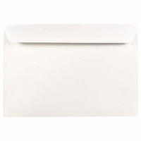 JAM Paper Enveloppes format livret à rabat droit gommé, 6 1/2 x 9 1/2 po, blanches, 1000 par paquet-Blanc