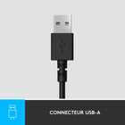 Casque d’écoute USB H390 de Logitech-Longueur du câble : 8 pi