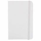 JAM Paper - Petit carnet à couverture rigide avec élastique - 100 feuilles lignées - 3 3/4" x 5 5/8" - Blanc-Taille : Petit (3,75 x 5,63 pouces) | Se glisse facilement dans les sacs, sacs à dos et porte-documents.