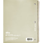 Hilroy - Cahier Géo Linéaire - 160 pages - 10-1/2" x 8" - Lignes-Papier blanc ligné de 7 mm de large avec marge 