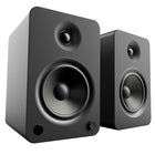 Kanto – Haut-parleurs étagères amplifiés YU6 avec Bluetooth et pré-ampli phono, noir mat-La technologie Bluetooth avec Qualcomm aptX vous permet de profiter d'une diffusion de qualité supérieure depuis la paume de votre main