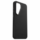 OtterBox - Symmetry Cactus Leather Case pour Samsung Galaxy S25 - Noir Ash-Fabriqué à partir de cactus nopal biologique récolté de manière durable