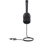 Yealink - Casque filaire UH35 Dual UC USB-C/USB-A - UC-La technologie ActiveProtection protège les utilisateurs contre les blessures acoustiques