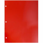 JAM PaperMD – Chemises de présentation lustrées 3 trous à 2 pochettes, 9 1/4 x 11 1/2 (po), rouge, 100/paquet-Poids d’expédition : 13,6 lb