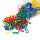 Learning Resources - Link N LearnMD - Contenant de maillons - ensemble de 500-Matériel : Plastique