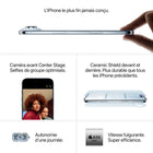Apple - iPhone Air - 512 Go - Or clair - Bell et Virgin Plus-AUTONOMIE D’UNE JOURNÉE - Une journée d’autonomie et jusqu’à 27 heures de lecture vidéo