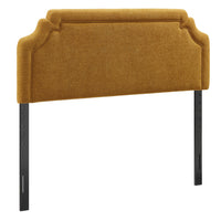 Modway - Magnolia Tissu rembourré Tête de lit King Size - Cuivre-Tissu tissé en bruyère tissé
