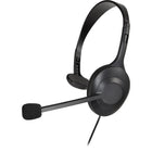 Audio-Technica - ATH-101USB Casque USB à une oreille - Noir-Conception réversible : peut être porté sur le côté gauche ou droit en tournant le bras du microphone de 120 degrés vers la gauche ou la droite.