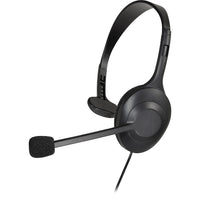 Audio-Technica - ATH-101USB Casque USB à une oreille - Noir-Conception réversible : peut être porté sur le côté gauche ou droit en tournant le bras du microphone de 120 degrés vers la gauche ou la droite.