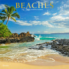 Plato - 2026 Plages Calendrier mural Suspendu Mensuel - 30,5 cm l x 61 cm H - Anglais-Photographie - Chaque mois, découvrez de superbes photographies ou œuvres d'art en couleur