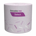 Cascades - Pro Select Papier hygiénique standard, 1 épaisseur, paquet de 48-1 épaisseur