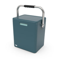 Permasteel - Glacière portable 14 pintes avec double option de transport - bleu sarcelle foncé-Capacité : 14 pintes