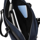 Bugatti - Maletlette de la collection Hudson pour ordinateur portable jusqu’à 15,6 po - Bleu marine-Système d’organisation avant : Panneau multi-poches pour ranger et séparer les essentiels (téléphone, câbles, stylos, cartes) avec accès rapide
