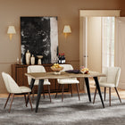 Homy Casa -  Bureau à bord vivant 63 po L - Noyer-Garantie limitée d'un an du fabricant