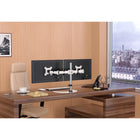 SHOPPINGALL Support double pour moniteur LCD LED avec 2 bras ajustables pour moniteurs 13"-32" avec 3 options de montage dans la boîte - SA-D29S-Blanc-7