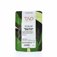 Tao Tea Leaf - Thé pu-erh biologique à la vanille et menthe (Shou), 50 g de thé en vrac-Notre thé pu-erh à la vanille et menthe est un merveilleux mélange combinant du thé pu-erh doux, de riches gousses de vanille et des feuilles de menthe fraîches