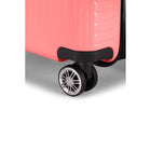 Bugatti - Zenith Collection - Ensemble de 2 valises rigides - Corail-Roues doubles pivotantes à 360 degrés pour un roulement fluide et silencieux (8 roues)
