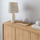 Prepac - Buffet Finnley de 61,5 po avec tablettes réglables, système de verrouillage par pression et 4 portes - Chêne naturel-Service Client Rapide: Nous sommes là pour vous aider avec des réponses et des solutions rapides pour garantir une expérience d'achat sans tracas