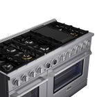 Kucht - 60 po Série KXP Cuisinière double énergie Gaz naturel - Acier inoxydable-Les brûleurs scellés facilitent le nettoyage de la surface de cuisson