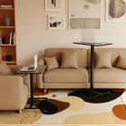 ShoppingAll - Chariot pour ordinateur portable à hauteur réglable pneumatique assis-debout - Noir-7