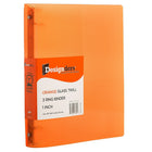 JAM PaperMD – Cartable à 3 anneaux Designders, 1 po, orange, 4/paquet-Taille : 1 po