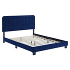 Modway - Celine Chenal Touffé Performance Velvet Lit de plateforme complet, Marine-Lit de plateforme complet