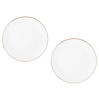 Maxwell & Williams - Plaque de Chargeur Blanc et Doré - 31 cm - Paquet de 2-Lavage des mains recommandé