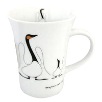 Oscardo - Tasse porcelaine « Apprendre » de Benjamin Chee Chee - 295 ml-Design d’art autochtone - Apprentissage par Benjamin Chee Chee, artiste ojibwé, œuvre des Premières Nations célébrant le patrimoine culturel et les traditions